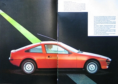 Talbot Automobil Brochure Typ Matra Murena 20 Pages 9.81  tal-op812