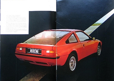 Talbot Automobil Brochure Typ Matra Murena 20 Pages 9.81  tal-op812