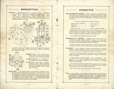 Preview: Terrot Motorrad Bedienungsanleitung Typ E 1921-25  12 Seiten  ter-bal23