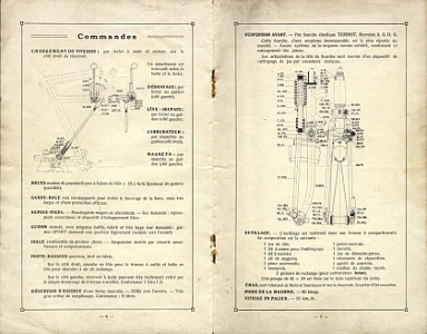 Preview: Terrot Motorrad Bedienungsanleitung Typ E 1921-25  12 Seiten  ter-bal23