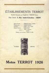 Preview: Terrot Motorrad Prospekt 24 Seiten 1926   ter-p26