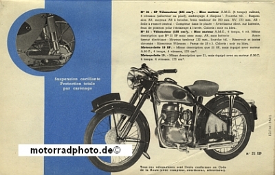 Preview: Thomann Motorrad Prospekt 8 Seiten 1955  thom-p55