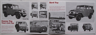 Preview: Toyota Landcruiser FJ  Brochure  10 Sides  1963 USA   Toyo-LC-63US
