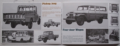 Preview: Toyota Landcruiser FJ  Brochure  10 Sides  1963 USA   Toyo-LC-63US