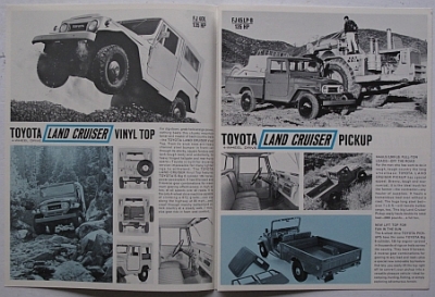 Preview: Toyota Landcruiser Brochure  FJ  6 Seiten  1967 USA   Toyo-LC-67US