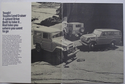 Preview: Toyota Landcruiser FJ  Brochure  10 Sides  1969 USA   Toyo-LC-69-2US