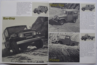 Toyota Landcruiser FJ  Brochure  10 Sides  1969 USA   Toyo-LC-69-2US