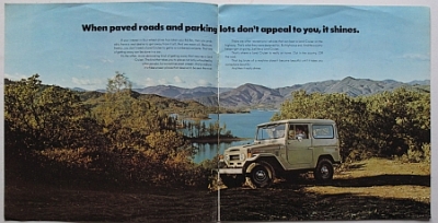 Preview: Toyota Landcruiser Brochure  FJ  8 Sides  1973 USA   Toyo-LC-73US