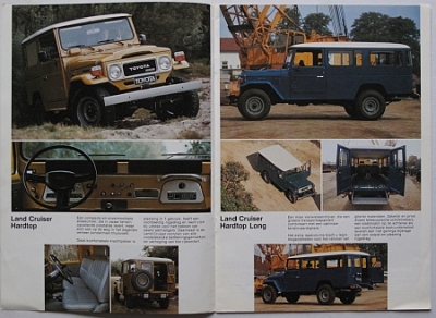Preview: Toyota Landcruiser Brochure  BJ/FJ  8 Sides  1981 NL   Toyo-LC-81NL