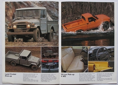 Preview: Toyota Landcruiser Brochure  BJ/FJ  8 Sides  1981 NL   Toyo-LC-81NL