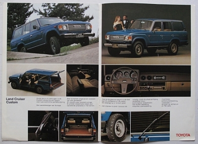 Preview: Toyota Landcruiser Brochure  BJ/FJ  8 Sides  1981 NL   Toyo-LC-81NL