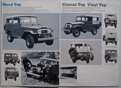 Preview: Toyota Landcruiser FJ  Brochure  12 Sides  1968 USA   Toyo-LC-68US