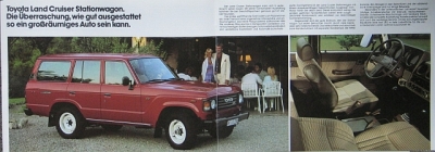 Toyota Landcruiser Prospekt 16 Seiten  8.1981 toyo-lc-op81