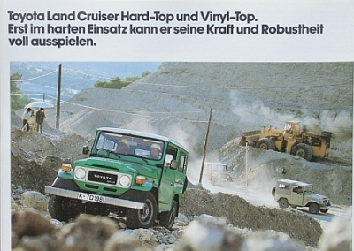 Preview: Toyota Landcruiser Prospekt  16 Pages 8.1981  toyo-lc-op81