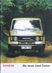 Toyota Landcruiser Prospekt  16 Seiten  5.1985  toyo-lc-op85