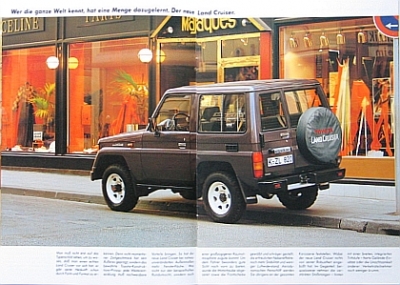 Preview: Toyota Landcruiser Brochure 16  Pages 5.1985  toyo-lc-op85