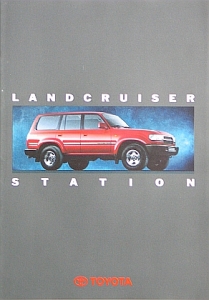 Toyota Landcruiser Brochure 30 Pages 3.1992  toyo-lc-op92