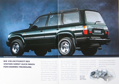 Preview: Toyota Landcruiser Brochure 30 Pages 3.1992  toyo-lc-op92
