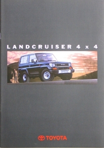 Toyota Landcruiser Prospekt  26 Seiten  1.1993  toyo-lc-op93