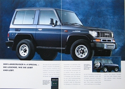 Toyota Landcruiser Prospekt  26 Seiten  1.1993  toyo-lc-op93