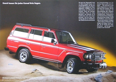 Preview: Toyota Landcruiser Accessories Brochure 16 Pages 11.1988  toyo-lc-op88