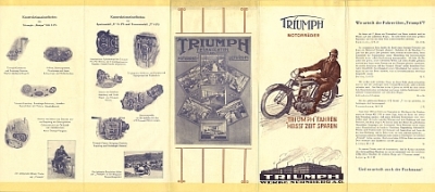 Preview: Triumph Werke Nuernberg TWN, Motorrad Prospekt 1926   triu-op261