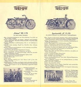 Preview: Triumph Werke Nuernberg TWN, Motorrad Prospekt 1926   triu-op261