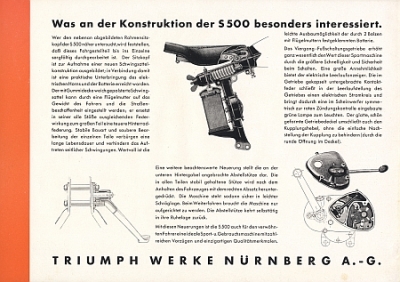 Preview: Triumph TWN Motorrad Prospekt 4 Seiten 1937   twn-p37-1