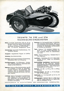 Preview: Triumph TWN Motorrad Prospekt 4 Seiten 1934  twn-p341