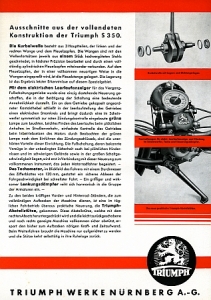 Preview: Triumph TWN Motorrad Prospekt 4 Seiten 1937   twn-p373