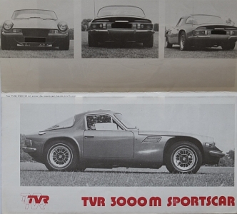 Preview: TVR Automobil Prospekt Typ 3000 M 1973  tvr-op731 Preview: TVR Automobil Prospekt Typ 3000 M 1973  tvr-op731