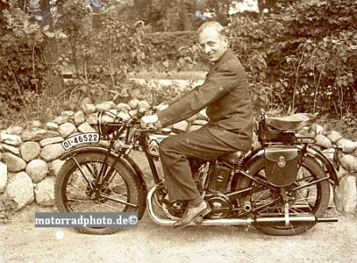 TWN Triumph Motorcycle Photo Typ KV 200 Luxus 1931 twn-f048