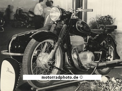 Triumph TWN Motorrad Foto Typ Boss 1953  twn-f100