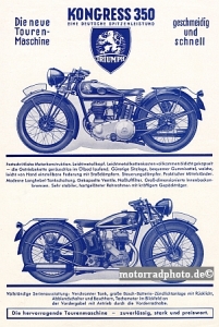Preview: Triumph TWN Motorrad Prospekt 4 Seiten 1933   twn-p343