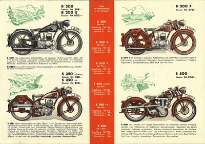 Preview: Triumph TWN Motorrad Prospekt 4 Seiten 1935   twn-p351