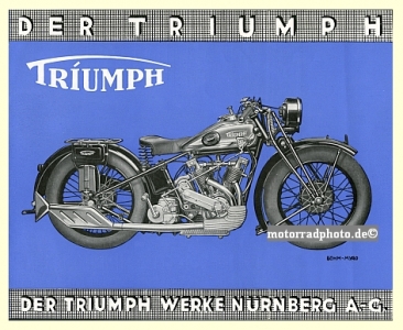 Triumph TWN Motorrad Plakat RR 750       twn-po04