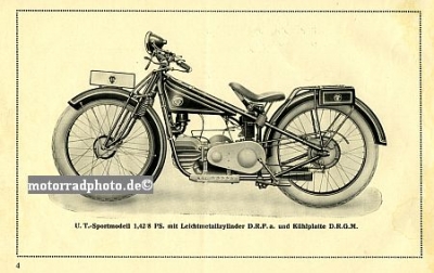 UT Motorrad Prospekt  8 Seiten  1927 ut-p27