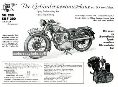 UT Motorrad Prospekt 8 Seiten  1937 ut-p37