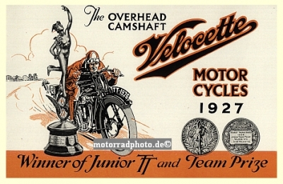 Velocette Motorcycle Poster 1927  vel-po01