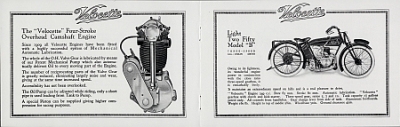 Preview: Velocette Motorrad Prospekt 12 Seiten  1925 vel-p25