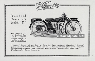 Preview: Velocette Motorrad Prospekt 12 Seiten  1925 vel-p25