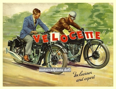 Velocette Motorcycle Poster  Layout  1938    velo-po04