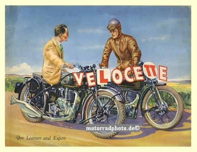 Velocette Motorcycle Poster    1939    velo-po05