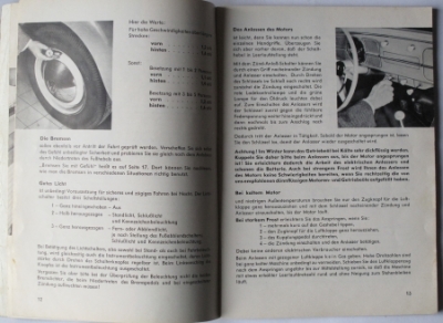 Preview: Volkswagen Beetle Manual of use  08.1959  vw-BA59 Preview: Volkswagen Beetle Manual of use  08.1959  vw-BA59