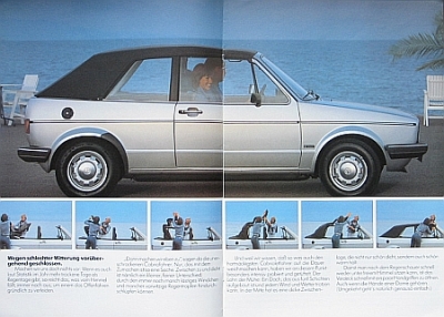 Preview: VW Golf I Brochure Convertible 7.1980  vw-gop80 Preview: VW Golf I Brochure Convertible 7.1980  vw-gop80