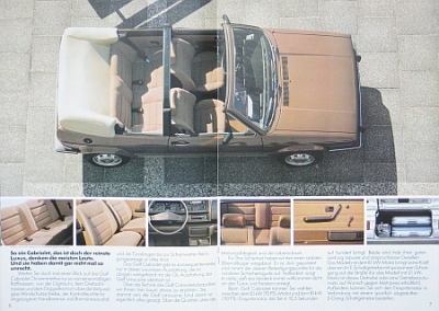 Preview: VW Golf I Brochure Convertible 1.1982  vw-gop82 Preview: VW Golf I Brochure Convertible 1.1982  vw-gop82