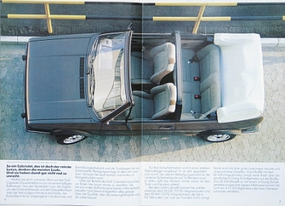 Preview: VW Golf I Brochure Convertible 8.1983  vw-gop83 Preview: VW Golf I Brochure Convertible 8.1983  vw-gop83