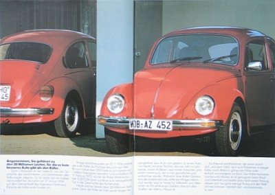 Preview: VW Kaefer Prospekt Type 1200 L 6.1985  vw-kop85 Preview: VW Kaefer Prospekt Type 1200 L 6.1985  vw-kop85