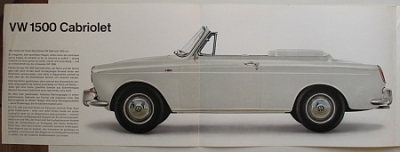 Preview: VW 1500 Convertible Brochure 6 Sides 1962  vw-op1562 Preview: VW 1500 Convertible Brochure 6 Sides 1962  vw-op1562