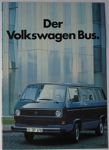 VW Volkswagen Bus T 3  Brochure  8.1983  vw-bop83